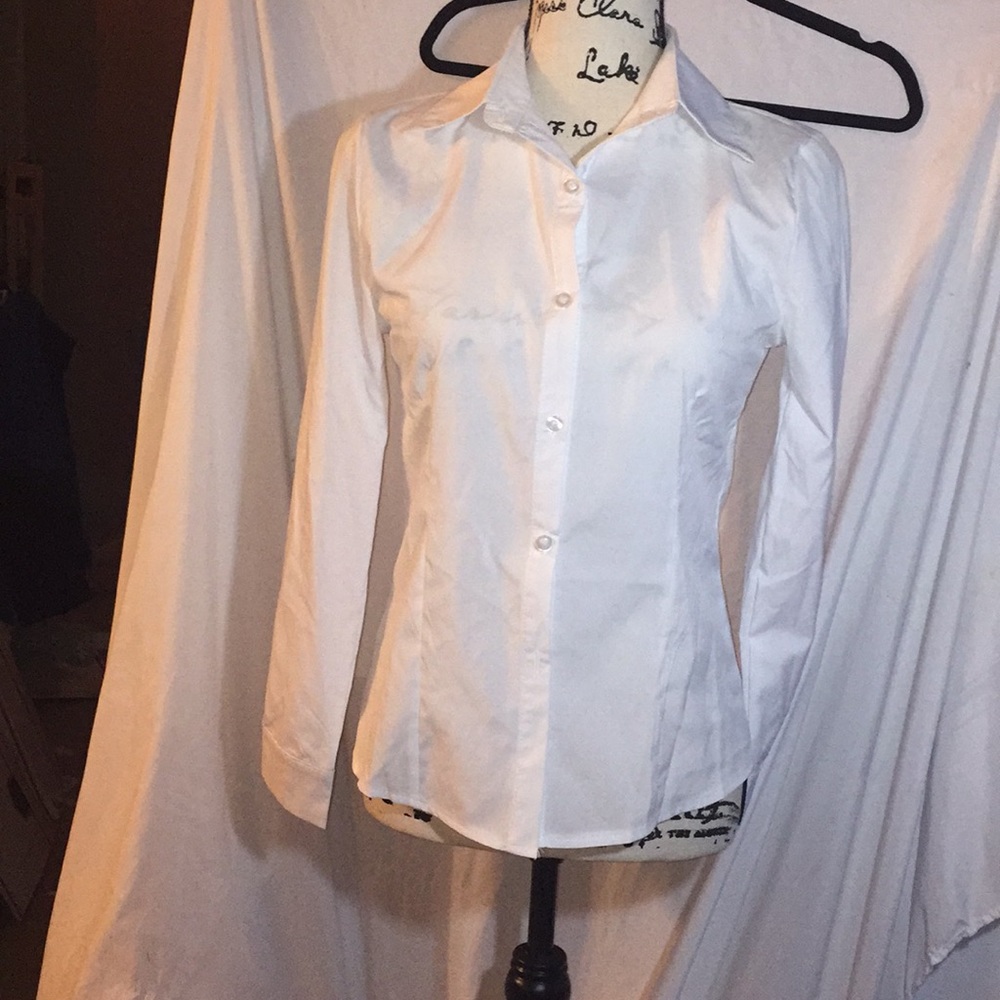 Crisp white button up